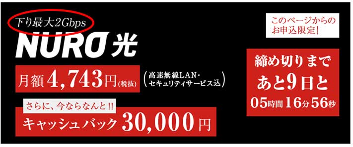 NURO光forマンションの料金